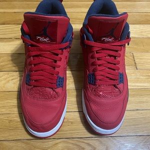 Size 11.5 Red Jordan. Worn a few times for in good condition